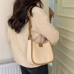 Niche quality underarm bag for women, new autumn/winter style, sophisticated Korean-inspired saddle bag, versatile shoulder/crossbody bag.